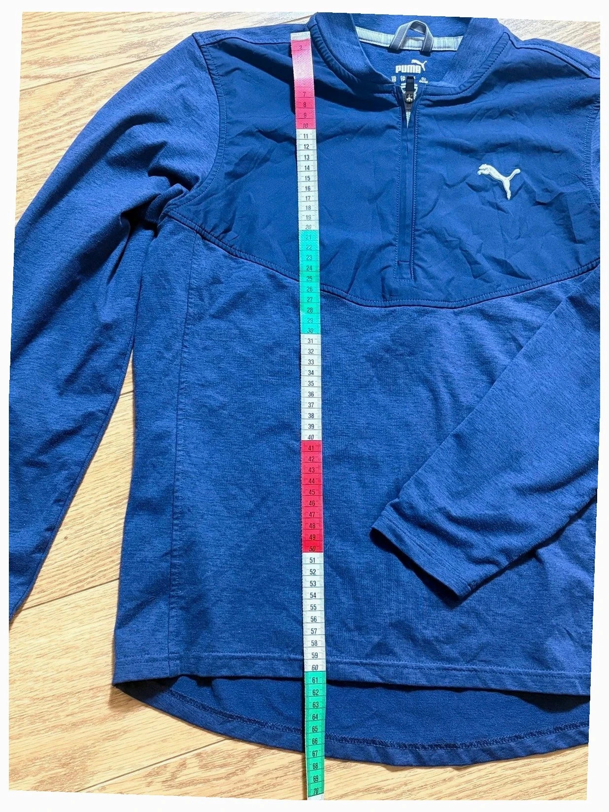Puma Women's Running Sweater – 1/4 Zip – Size XS/S – Navy Blue – photo 7